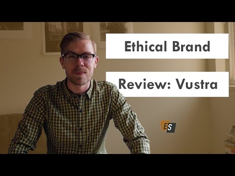 Review of Ethical Men's Clothing Brand Vustra - Organic Cotton Men's Shirts