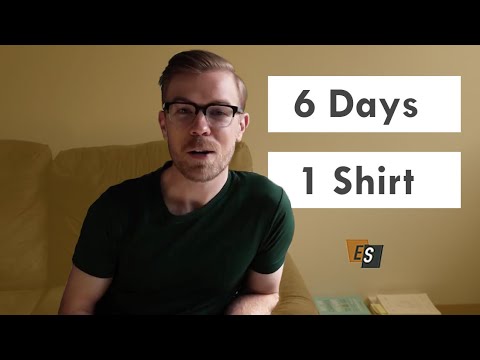 Six Days, One Shirt, Zero Washes