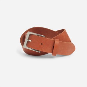 sustainable leather belt
